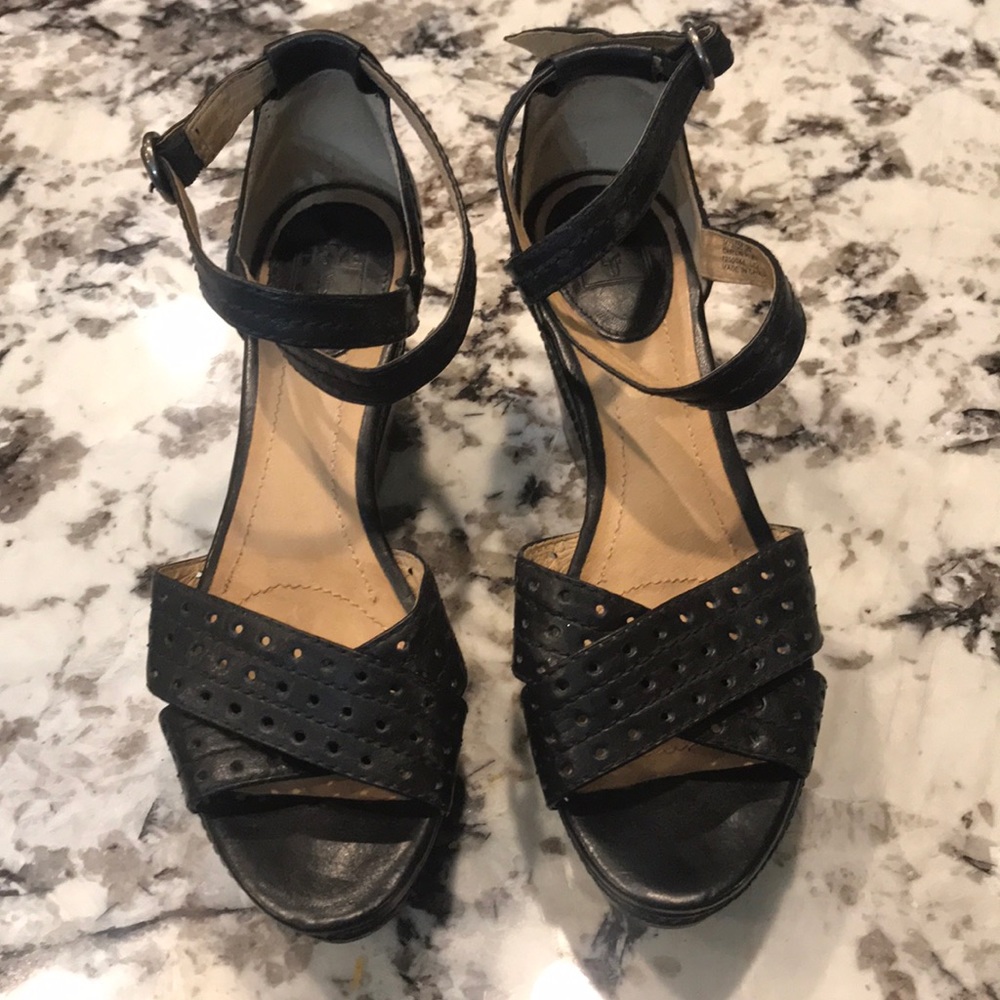 Frye platform sandals